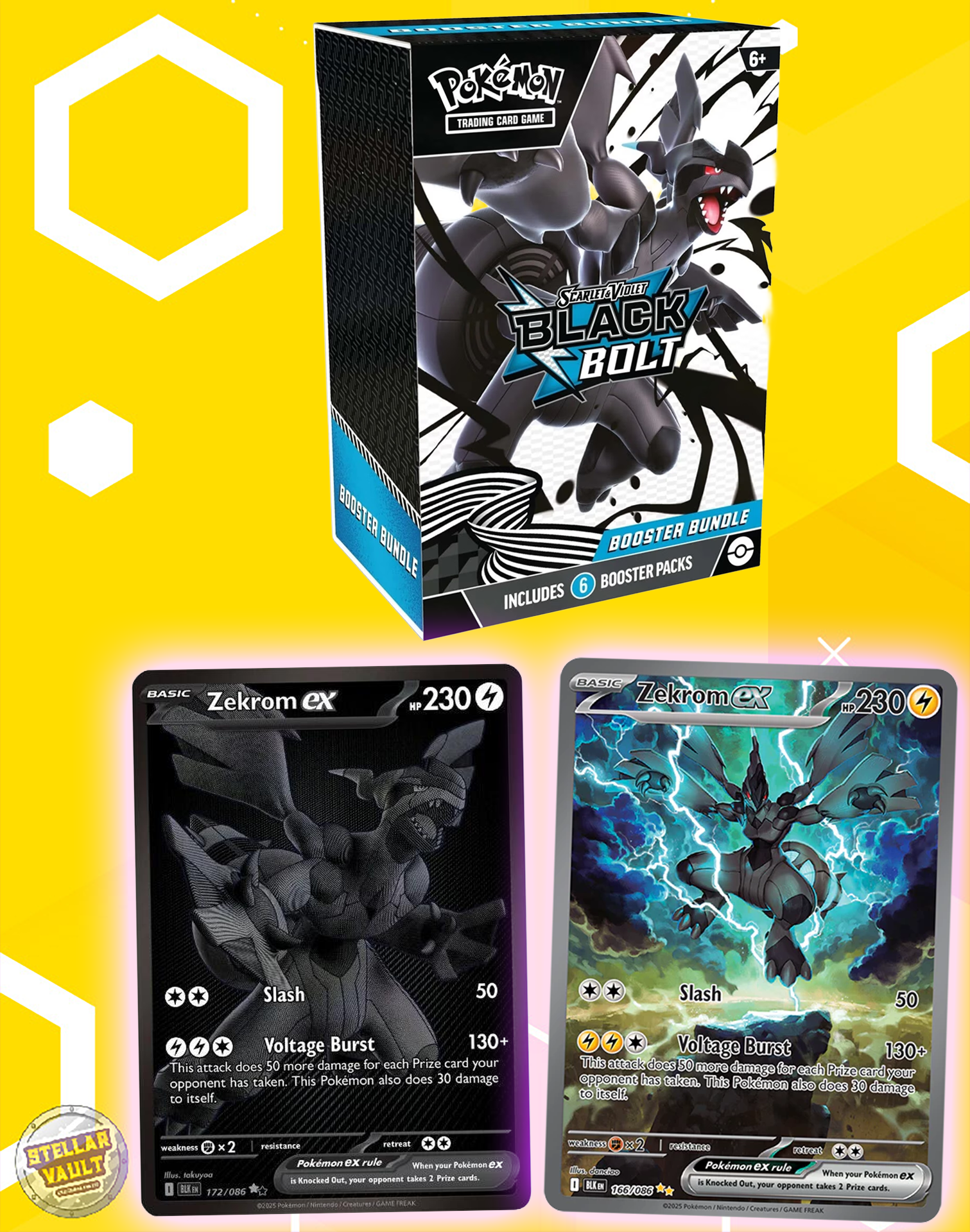 Pokemon Scarlet & Violet Black Bolt Booster Bundle – Stellar Vault