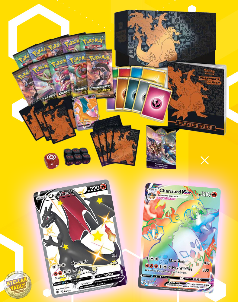 Pokemon Sword & Shield Champion's Path Elite Trainer Box Stellar Vault Pokemon Sword & Shield Champion's Path Elite Trainer Box Stellar Vault