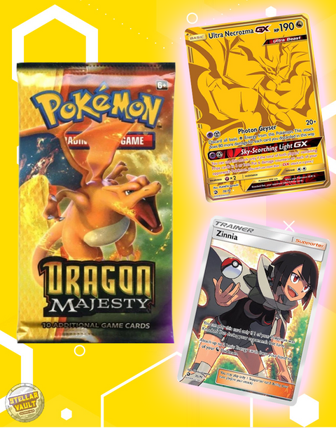 Pokemon Sun & Moon Dragon Majesty Booster Pack