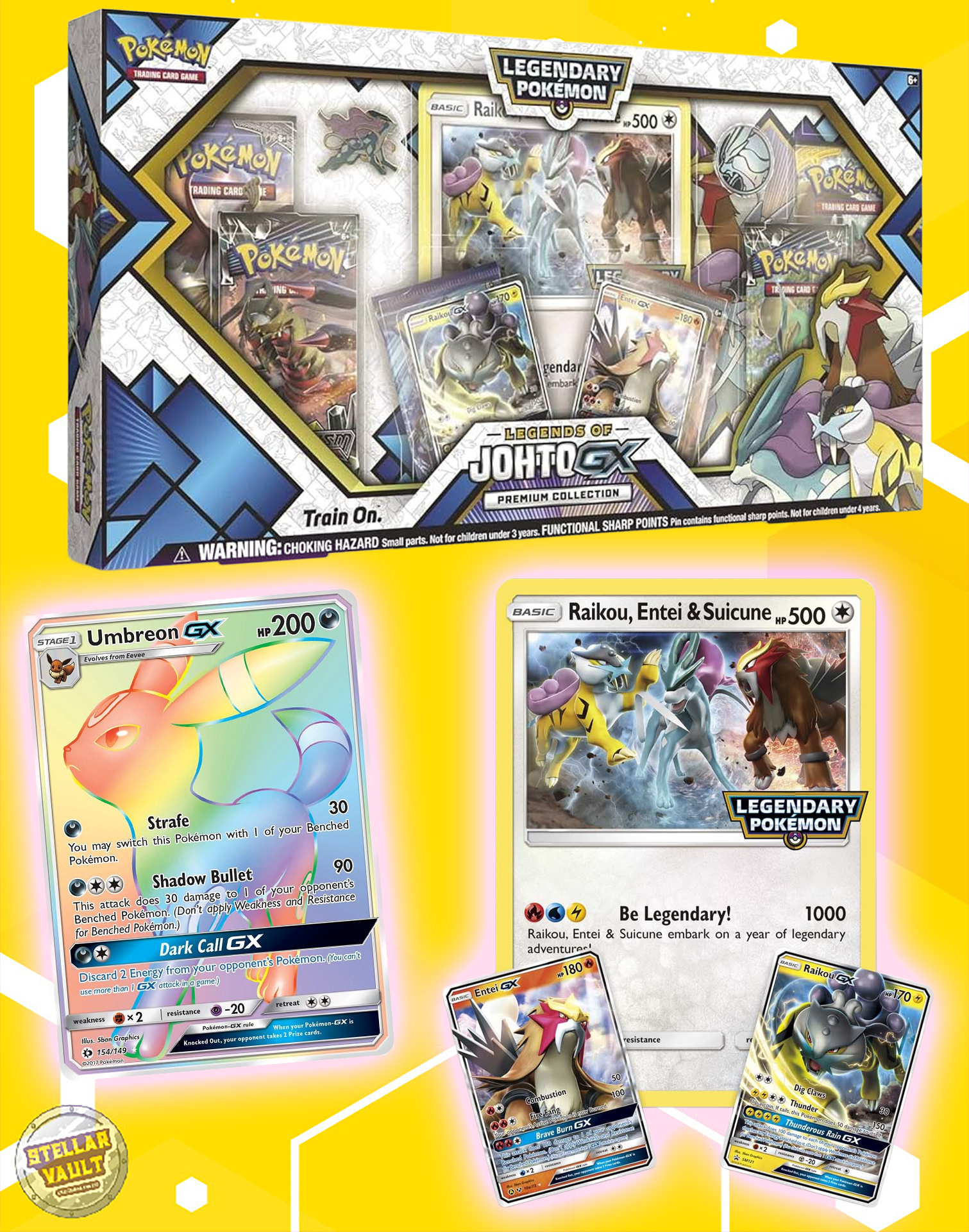 Pokemon Sun & Moon Legends of Johto GX Premium Collection Box – Stellar  Vault