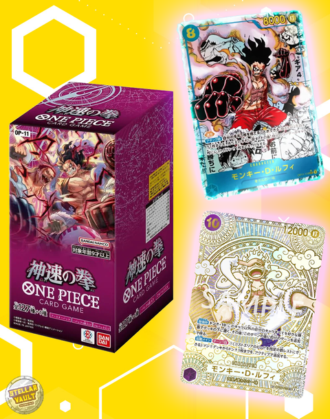 One Piece OP-11 A Fist of Divine Speed Japanese Booster Box