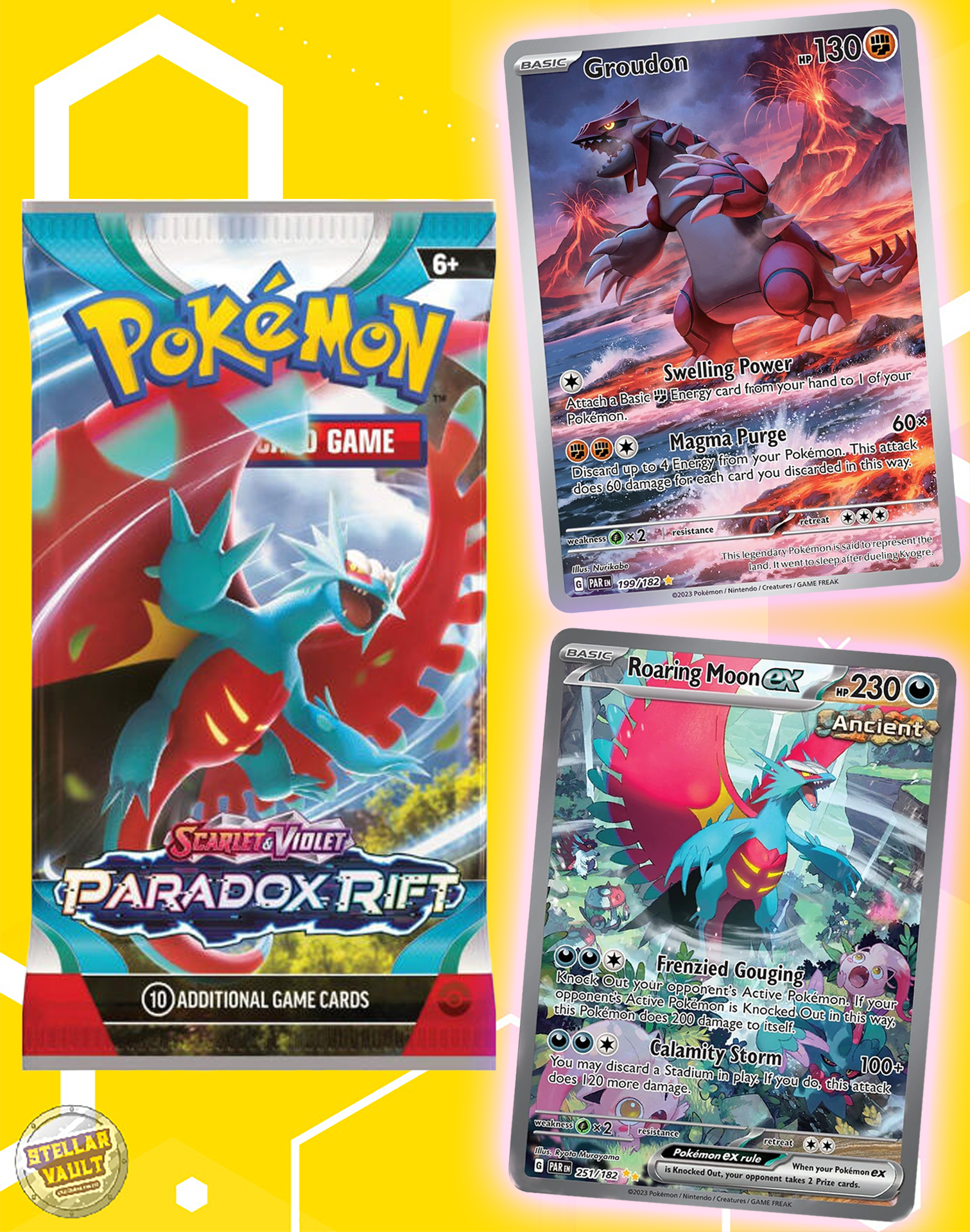 Pokemon Scarlet & Violet Paradox Rift Booster Pack Stellar Vault Pokemon Scarlet & Violet Paradox Rift Booster Pack Stellar Vault
