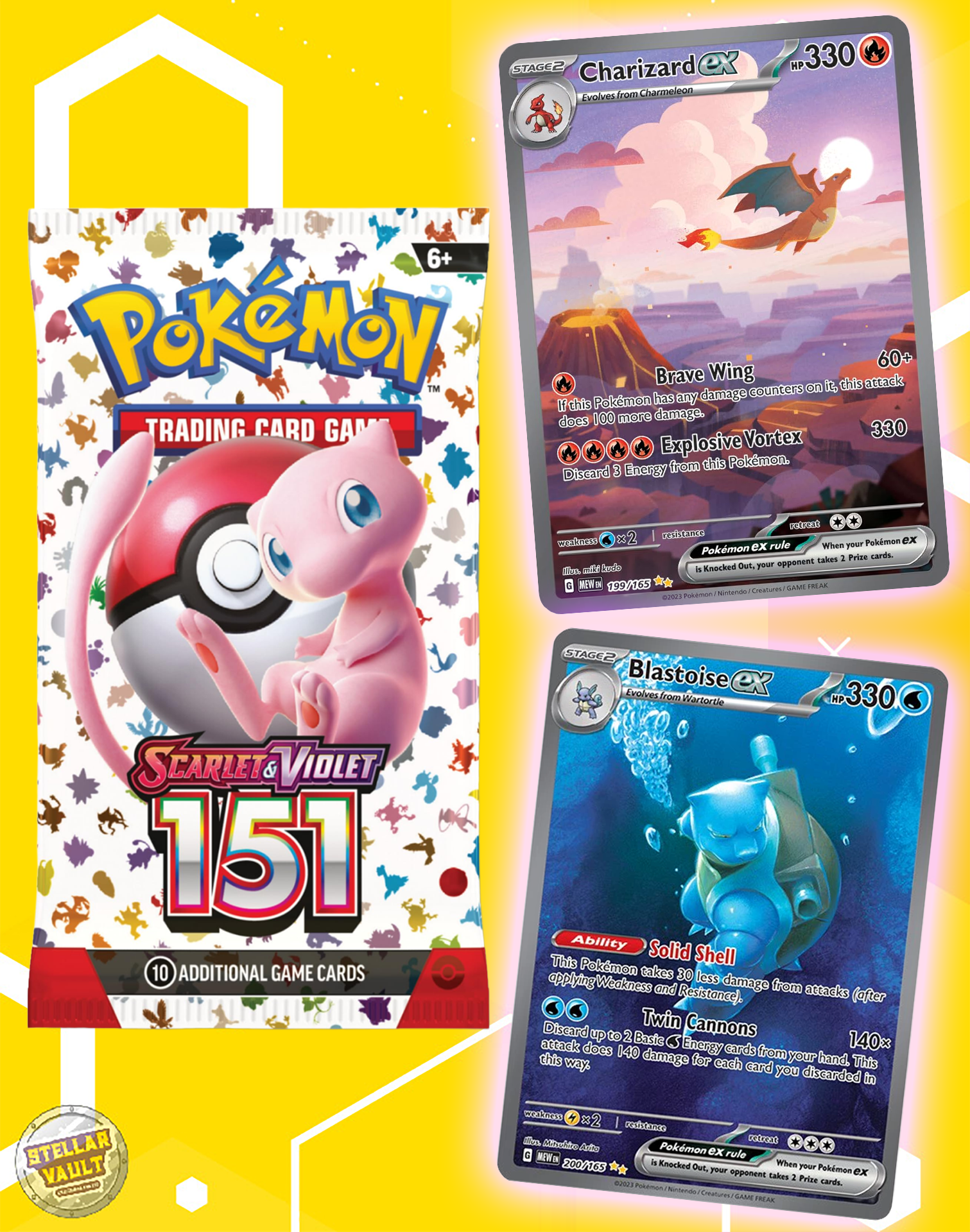 Pokemon Scarlet & Violet 151 Booster Pack – Stellar Vault