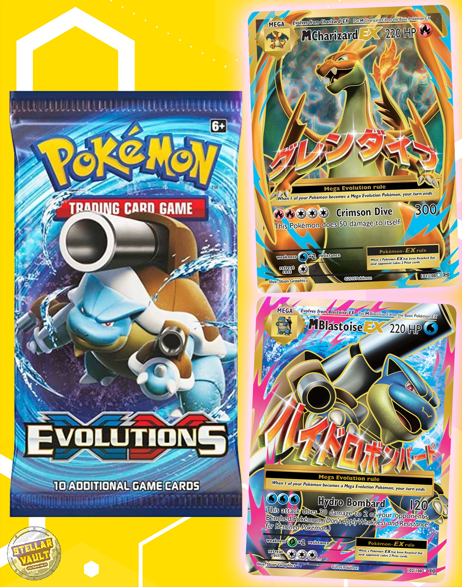 pokemon cards mythical collection Pokemon XY Evolutions Booster Pack – Stellar Vault