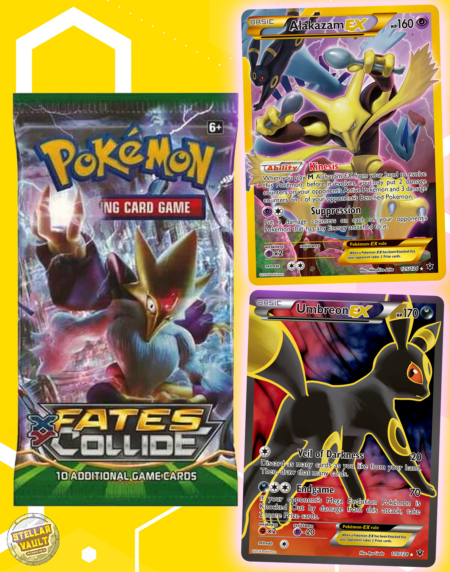 Pokemon XY Fates Collide Booster Pack Stellar Vault Pokemon XY Fates Collide Booster Pack Stellar Vault