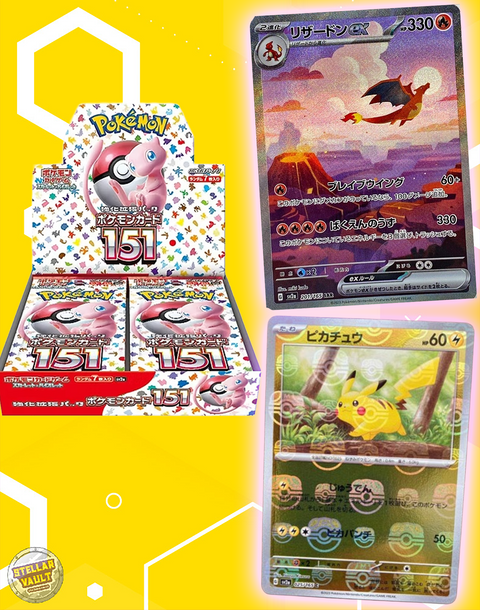 Pokemon 151 Japanese Booster Box Stellar Vault Pokemon 151 Japanese Booster Box Stellar Vault