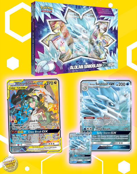 Pokemon Sun & Moon Alolan Sandslash GX Collection Box