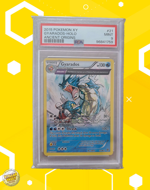 Pokemon Ancient Origins Gyarados Holo PSA 9 Graded Slab