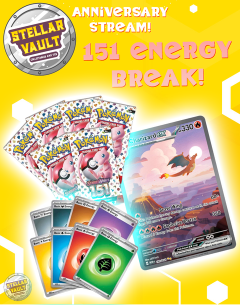 Anniversary Stream! - Pokemon Scarlet & Violet 151 Energy Break! (108)