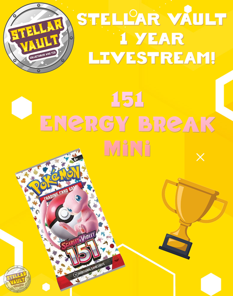 Anniversary Stream! - Pokemon Scarlet & Violet 151 Energy Break Mini