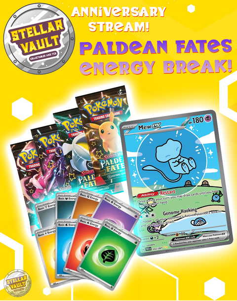 Anniversary Stream! - Pokemon Scarlet & Violet Paldean Fates Energy Break! (108)
