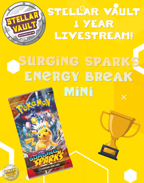 Anniversary Stream! - Pokemon Scarlet & Violet Surging Sparks Energy Break Mini