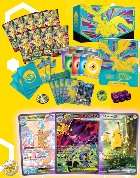 Pokemon Mega Evolution Ascended Heroes Elite Trainer Box Stellar Vault Pokemon Mega Evolution Ascended Heroes Elite Trainer Box Stellar Vault
