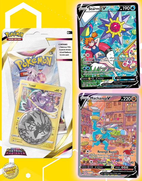 Pokemon Sword & Shield Astral Radiance Checklane Blister (Toxel)