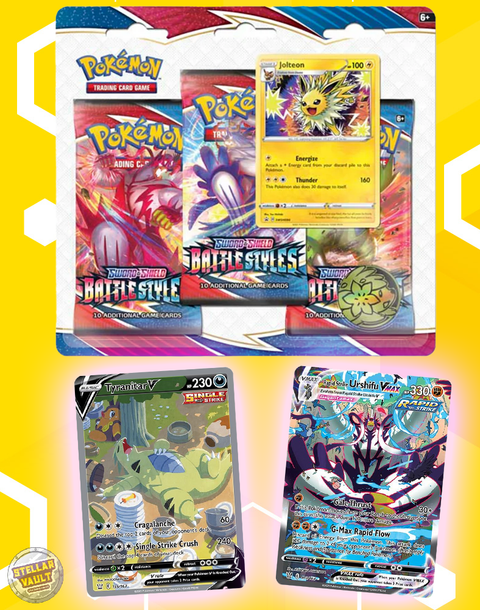 Pokemon Sword & Shield Battle Styles 3-Pack Blister (Jolteon)