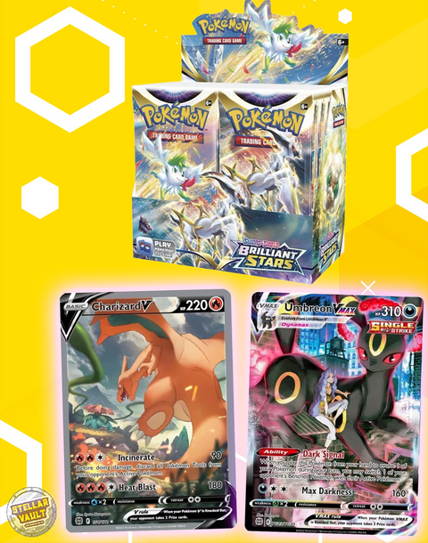 Pokemon Sword & Shield Brilliant Stars Booster Box Stellar Vault Pokemon Sword & Shield Brilliant Stars Booster Box Stellar Vault