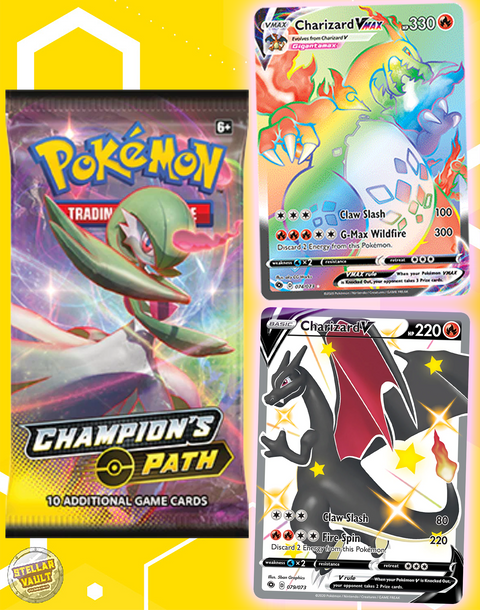 Pokemon Sword & Shield Champion's Path Booster Pack Stellar Vault Pokemon Sword & Shield Champion's Path Booster Pack Stellar Vault