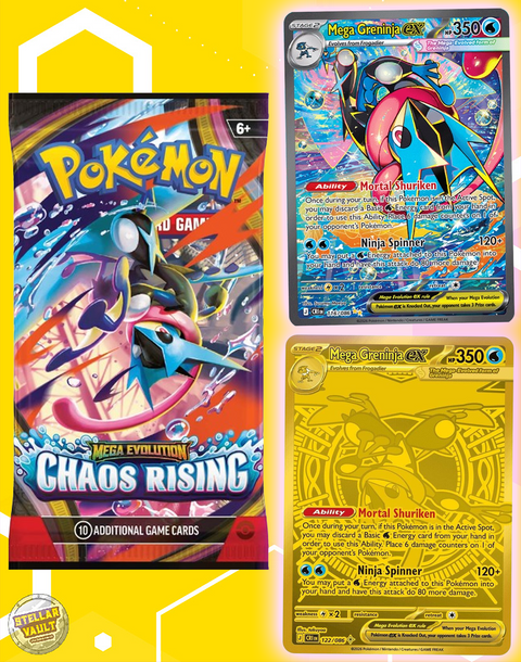 Pokemon Mega Evolution Chaos Rising Booster Pack