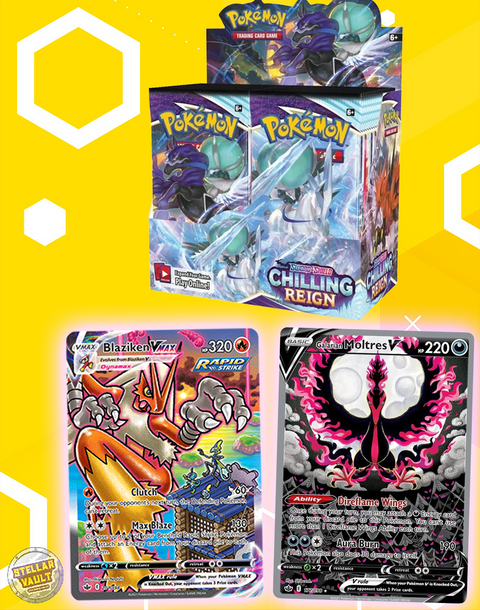 Pokemon Sword & Shield Chilling Reign Booster Box Stellar Vault Pokemon Sword & Shield Chilling Reign Booster Box Stellar Vault