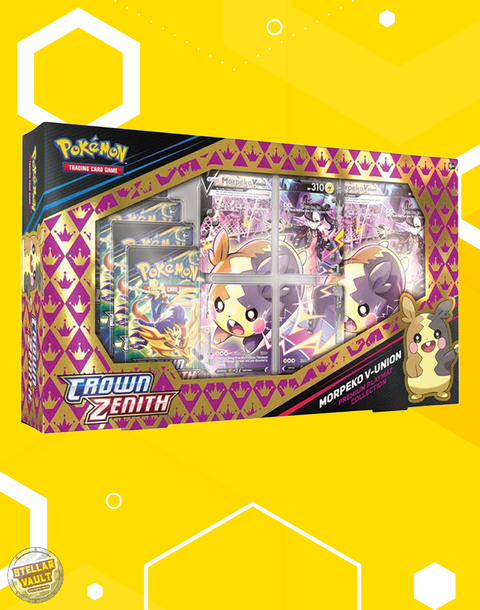 Pokemon Crown Zenith Premium Playmat Morpeko V-Union Collection