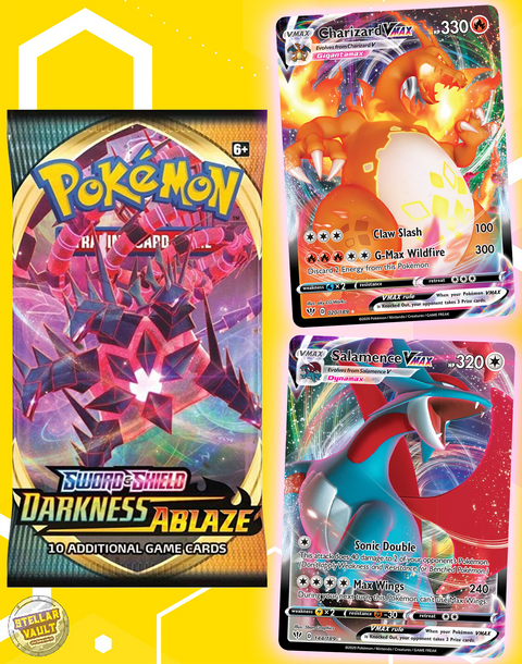 Pokemon Sword & Shield Darkness Ablaze Booster Pack Stellar Vault Pokemon Sword & Shield Darkness Ablaze Booster Pack Stellar Vault