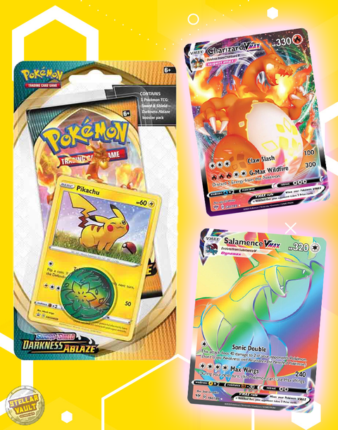 Pokemon Sword & Shield Darkness Ablaze Checklane Blister (Pikachu)