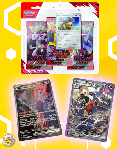 Pokemon Scarlet & Violet Destined Rivals 3-Pack Blister (Kangaskhan)