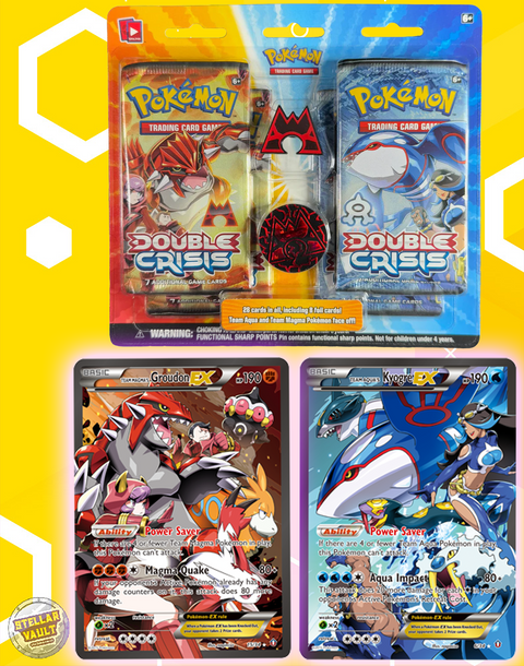 Pokemon Double Crisis 4 Pack Blister (Team Magma) Stellar Vault Pokemon Double Crisis 4 Pack Blister (Team Magma) Stellar Vault