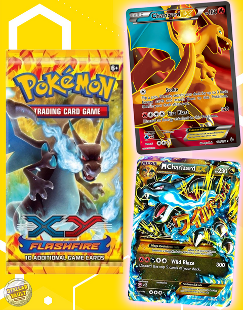 Pokemon XY Flashfire Booster Pack Stellar Vault Pokemon XY Flashfire Booster Pack Stellar Vault