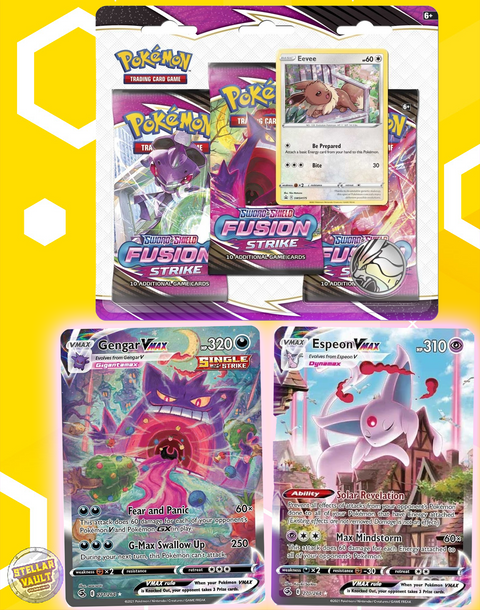 Pokemon Sword & Shield Fusion Strike 3-Pack Blister (Eevee)