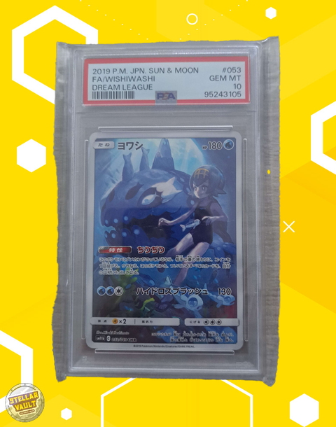 Pokemon Japanese Dream League FA Wishiwashi PSA 10 Graded Slab