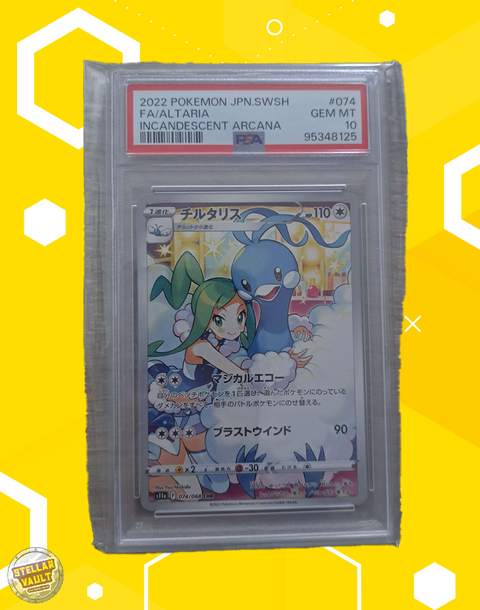 Pokemon Japanese Incandescent Arcana FA Altaria PSA 10 Graded Slab