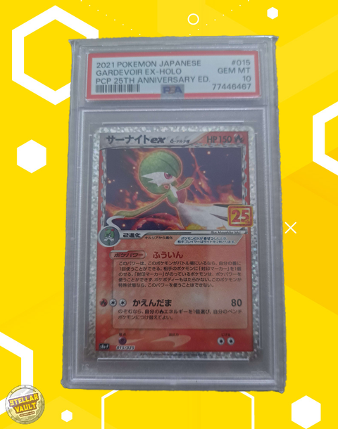 Pokemon Japanese PCP 25th Anniversary Gardevoir EX Holo PSA 10 Graded Slab