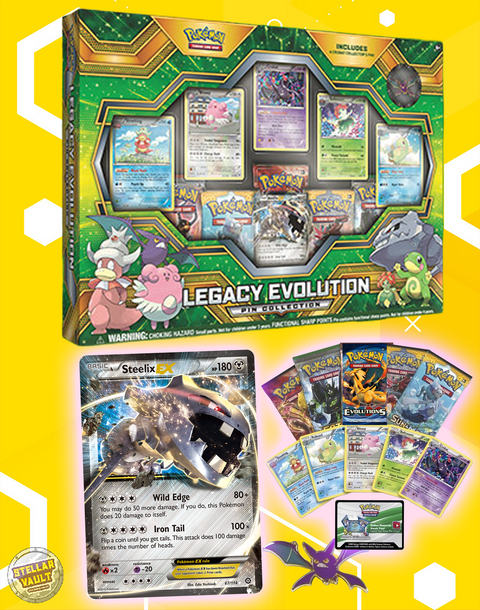 Pokemon Legacy Evolution Pin Collection Box