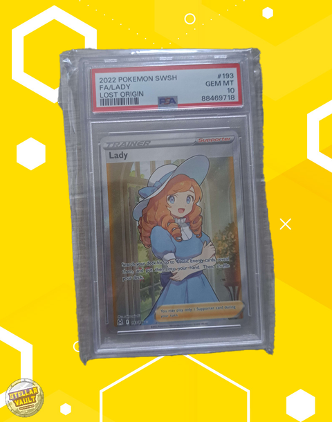 Pokemon Lost Origin FA Lady PSA 10 Graded Slab