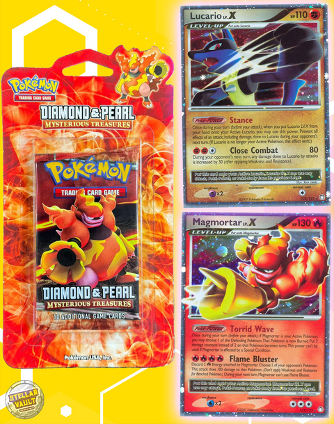 Pokemon Diamond & Pearl Mysterious Treasures Blister Pack