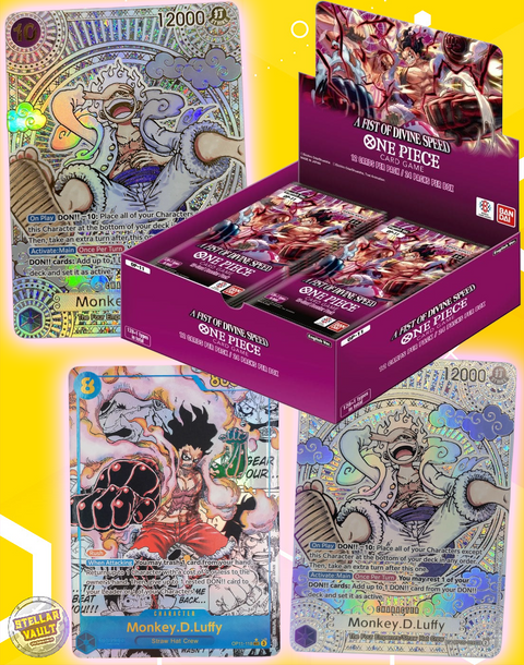 One Piece OP-11 A Fist of Divine Speed Booster Box Stellar Vault One Piece OP-11 A Fist of Divine Speed Booster Box Stellar Vault
