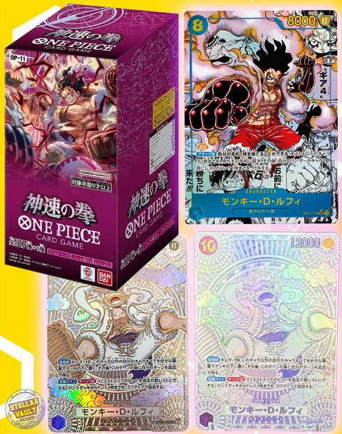 One Piece OP-11 A Fist of Divine Speed Japanese Booster Box