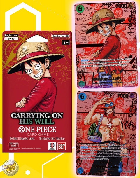 One Piece OP-13 Carrying on his Will Blister Pack
