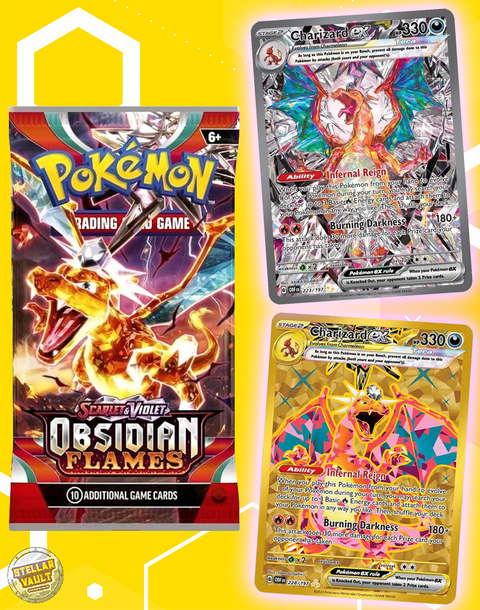 Pokemon Scarlet & Violet Obsidian Flames Booster Pack Stellar Vault Pokemon Scarlet & Violet Obsidian Flames Booster Pack Stellar Vault