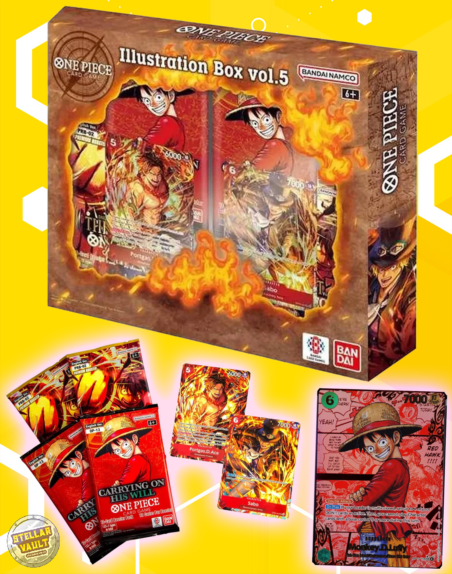 One Piece Illustration Box Volume 5 (IB05) Stellar Vault One Piece Illustration Box Volume 5 (IB05) Stellar Vault