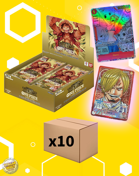 One Piece PRB-01 The Best Premium Booster Box Case (10 boxes)