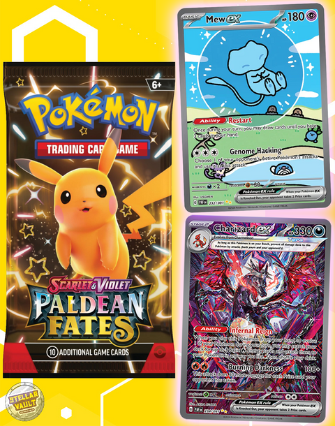 Pokemon Scarlet & Violet Paldean Fates Booster Pack Stellar Vault Pokemon Scarlet & Violet Paldean Fates Booster Pack Stellar Vault