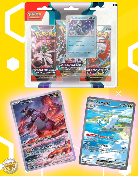 Pokemon Scarlet & Violet Paradox Rift 3-Pack Blister (Arctibax)