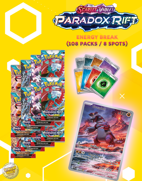 Pokemon Scarlet & Violet Paradox Rift Energy Break! (108)