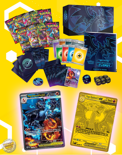 Pokemon Mega Evolution Phantasmal Flames Elite Trainer Box