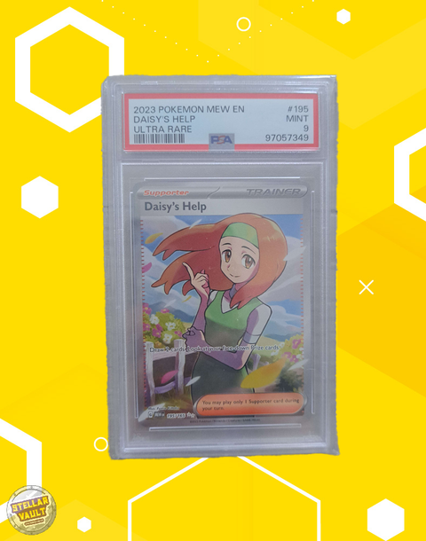 Pokemon 151 Daisy's Help Full Art PSA 9 Graded Slab