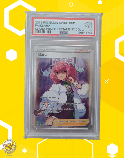 Pokemon Premium Tournament Collection FA Klara PSA 9 Graded Slab