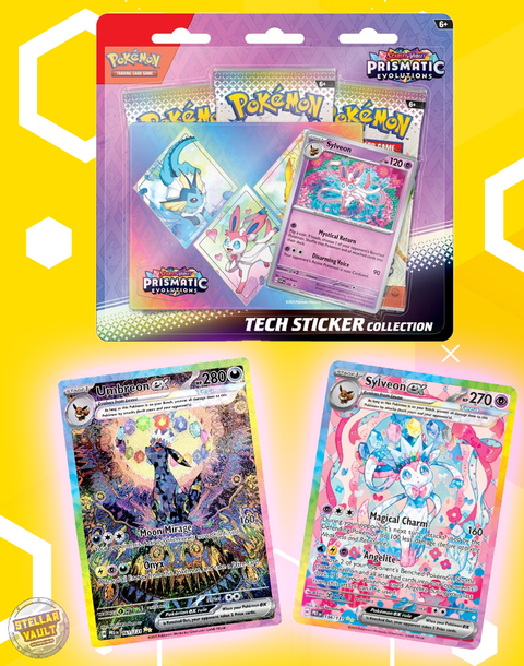 Pokemon Scarlet & Violet Prismatic Evolutions Tech Sticker Collection (Sylveon)