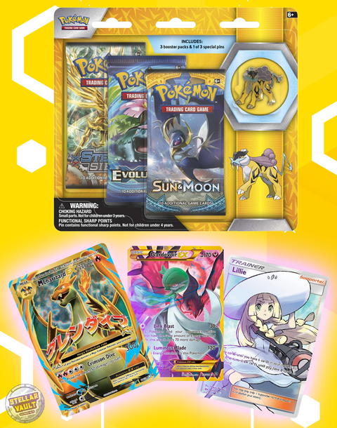 Legendary Beasts Collector Pin 3-Pack Blister (Raikou)